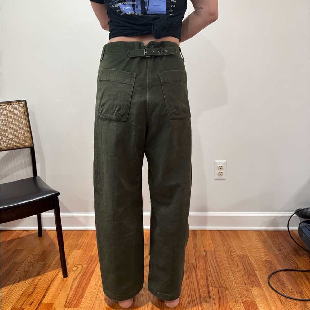 Rachel Comey Olive and Pink Handy Jeans - Picture 5 of 6